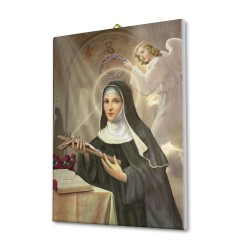Tela pittorica intelaiata di Santa Rita