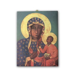 Tela pittorica intelaiata della Madonna di Czestochowa