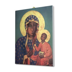 Tela pittorica intelaiata della Madonna di Czestochowa