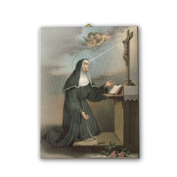 Tela pittorica intelaiata di Santa Rita