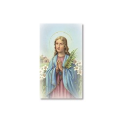 Santino Santa Maria Goretti con preghiera