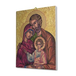 Tela pittorica intelaiata della Sacra Famiglia