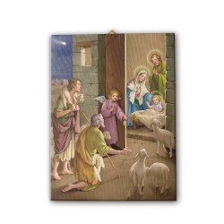 Tela pittorica intelaiata della Natività
