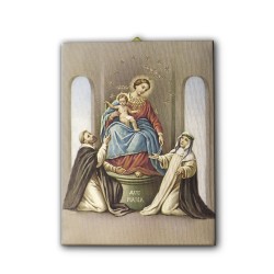 Tela pittorica intelaiata della Madonna di Pompei