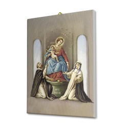 Tela pittorica intelaiata della Madonna di Pompei