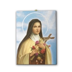 Tela pittorica intelaiata di Santa Teresa