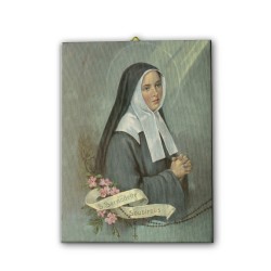 Tela pittorica intelaiata di Santa Bernadette