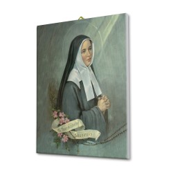 Tela pittorica intelaiata di Santa Bernadette