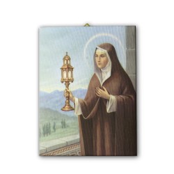 Tela pittorica intelaiata di Santa Chiara
