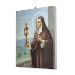 Tela pittorica intelaiata di Santa Chiara