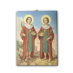 Tela pittorica intelaiata dei Santi Medici