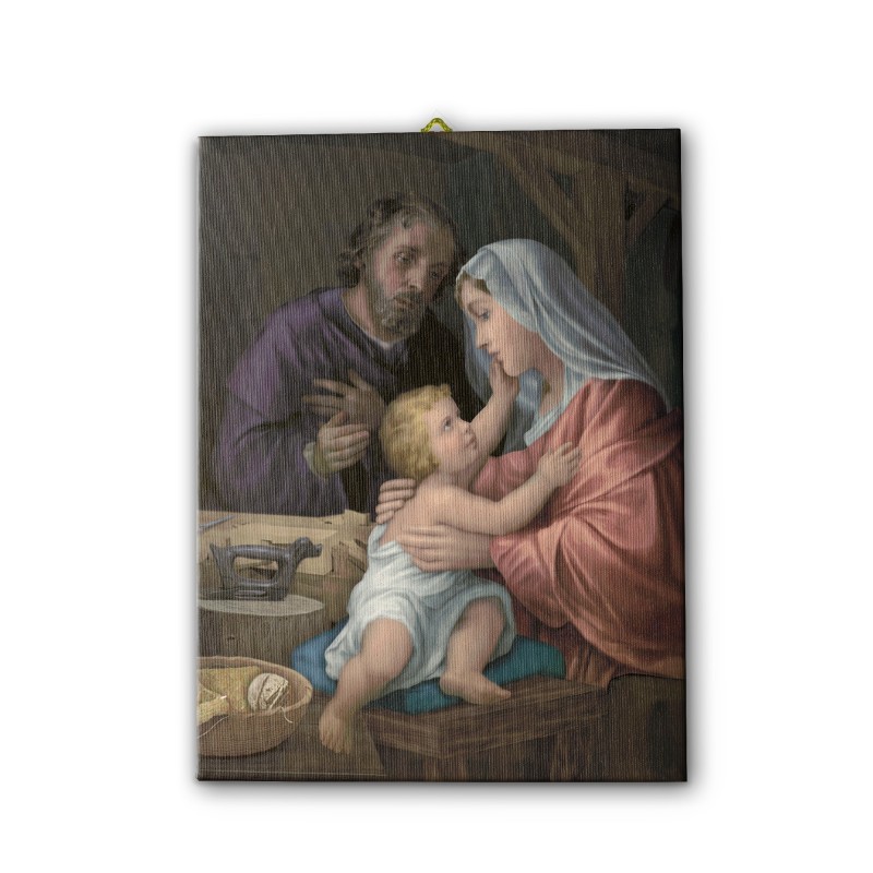 Tela pittorica intelaiata della Sacra Famiglia Tela pittorica intelaiata della Sacra Famiglia