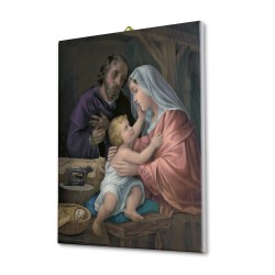 Tela pittorica intelaiata della Sacra Famiglia