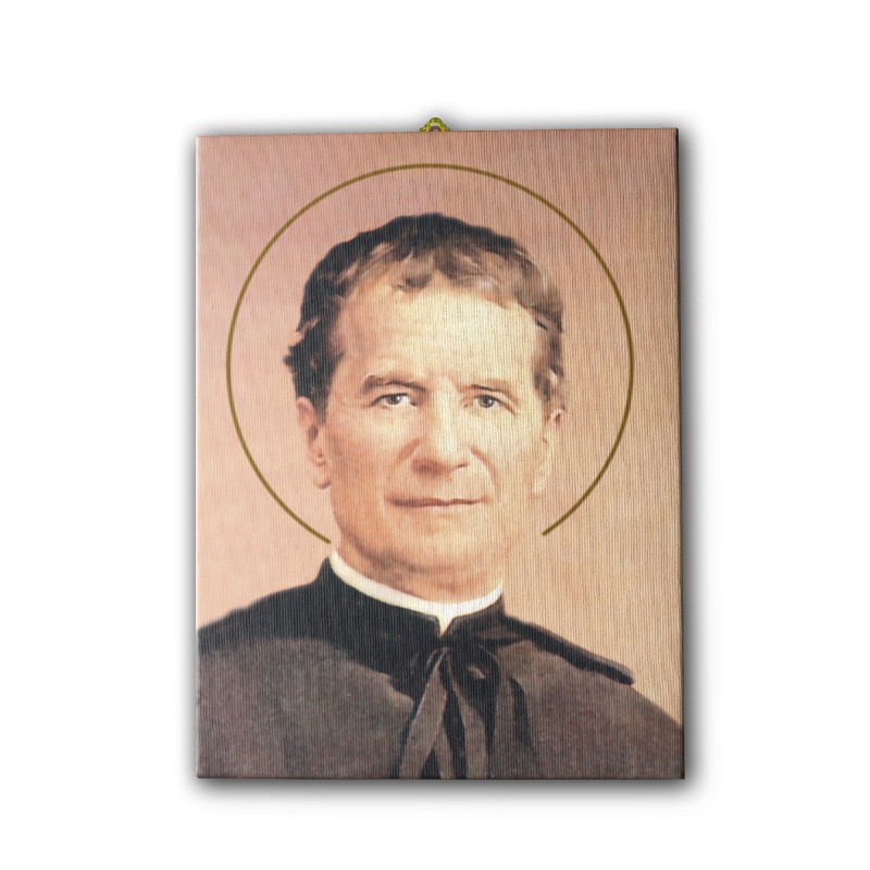 Tela pittorica intelaiata di Don Bosco Tela pittorica intelaiata di Don Bosco