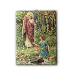 Tela pittorica intelaiata di San Raffaele