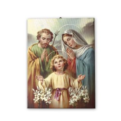 Tela pittorica intelaiata della Sacra Famiglia
