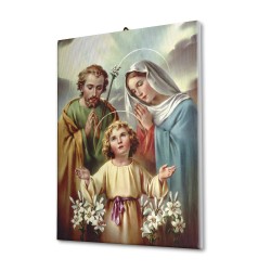 Tela pittorica intelaiata della Sacra Famiglia