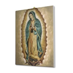 Tela pittorica intelaiata della Madonna di Guadalupe