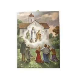 Tela pittorica intelaiata della Madonna di Fatima