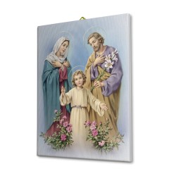 Tela pittorica intelaiata della Sacra Famiglia