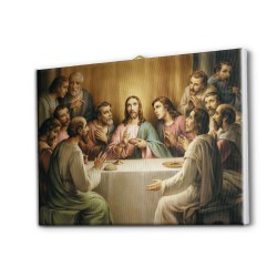 Tela pittorica intelaiata dell'Ultima Cena