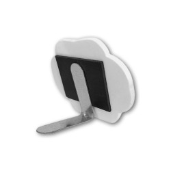Soprammobile magnetico sagomato in resina porcellanata con presepe per bambini