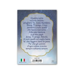 Statuetta magnetica tridimensionale della Natività tradizionale con pecorella