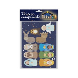 Presepe componibile in pioppo