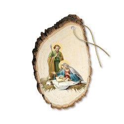 Tronchetto in pioppo della Natività