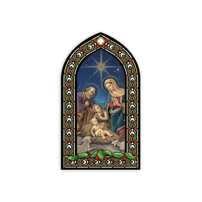 Adesivo rimovibile nanotecnologico trasparente della Natività