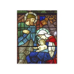 Vetrata adesiva trasparente rimovibile dell'adorazione della Natività