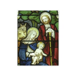 Vetrata adesiva trasparente rimovibile dell'adorazione della Natività