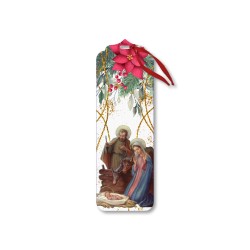 Segnalibro o chiudipacco con la Natività