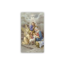 Santino della Natività con angelo e Spirito Santo