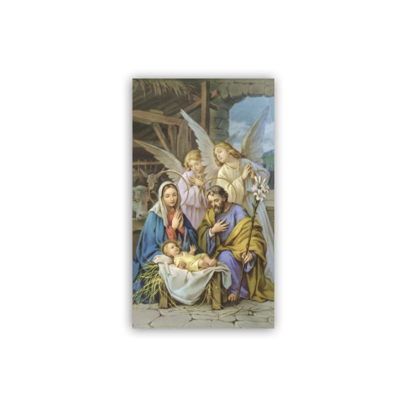 Santino della Natività con angeli Santino della Natività con angeli