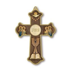 Croce di Prima Comunione e Cresima in legno