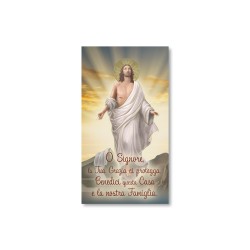 Cartoncino Benedizioni con la Resurrezione di Gesù