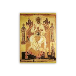 Poster con oro a caldo con l'immagine della Trinità