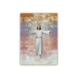 Poster con oro a caldo con l'immagine della Resurrezione di Gesù
