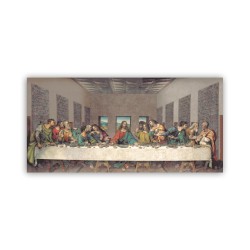 Poster con l'immagine dell'Ultima Cena di Leonardo