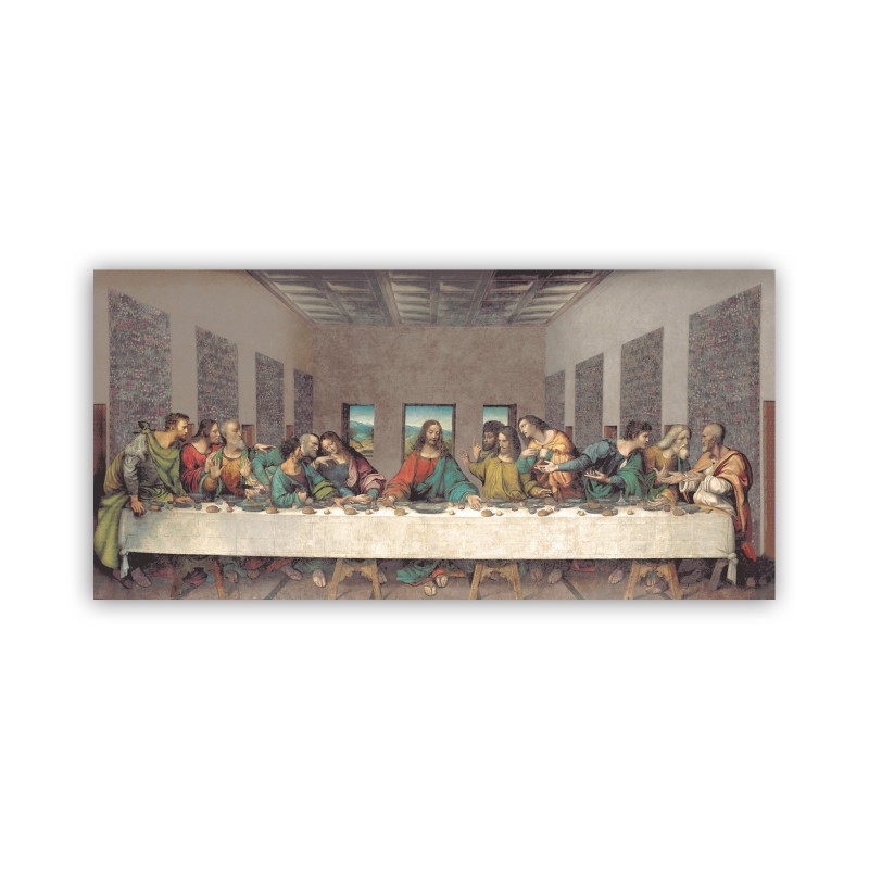 Poster con l'immagine dell'Ultima Cena di Leonardo