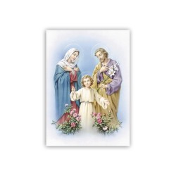 Mini poster con la Sacra Famiglia