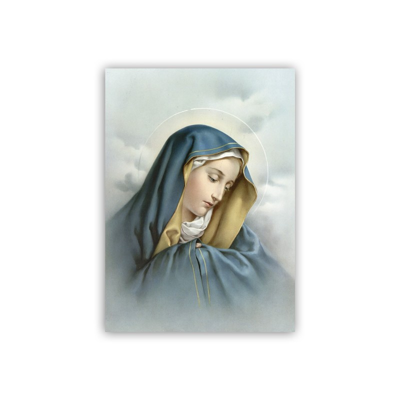 Mini poster con la Madonna Addolorata