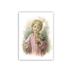 Mini poster bimbo con fiori