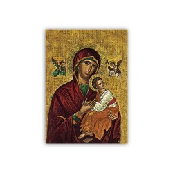 Mini poster con l'Icona del Perpetuo Soccorso