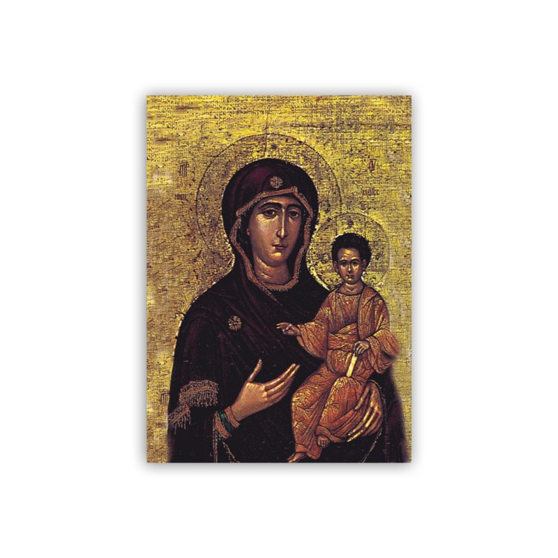 Mini poster con l'Icona della Madonna con bambino