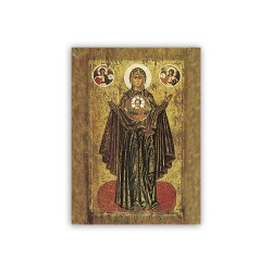 Mini poster con l'Icona della Madonna del segno
