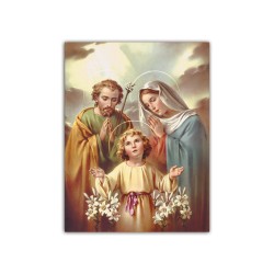 Mini poster con la Sacra Famiglia