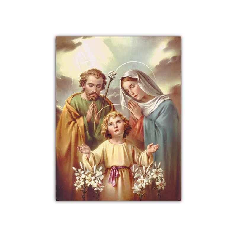 Mini poster con la Sacra Famiglia Mini poster con la Sacra Famiglia
