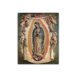 Mini poster con la Madonna di Guadalupe